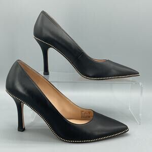 Coach Women’s Samantha Leather Pointed Pumps Black Size 7.5B